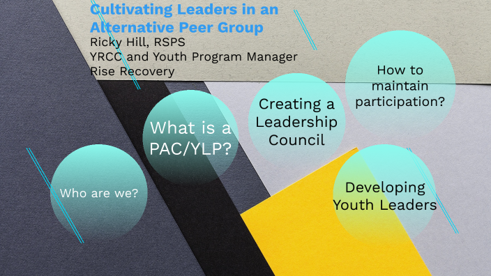 Developing Youth Leaders In An Alternative Peer Group By Ricky Hill On ...