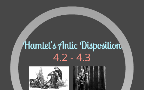 antic disposition hamlet