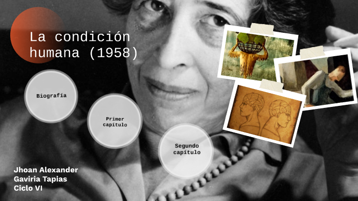 La Condición Humana De Hannah Arendt By Camila Juliana Cipamocha