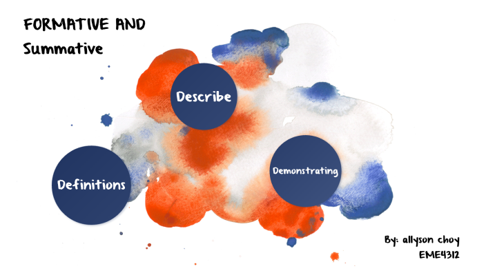 Formative and Summative Assessment by ally choy on Prezi