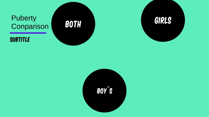 puberty comparison by FRANKLIN SANDERS on Prezi