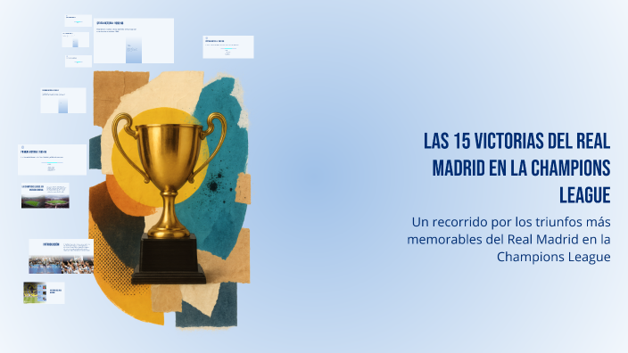Las 15 Victorias del Real Madrid en la Champions League by zayuri ...
