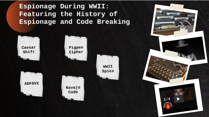 World War II Espionage & Codes Throughout History by Shaira Cruz on Prezi