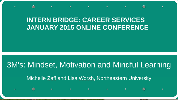 3 M's: Mindset, Mindful Learning And Motivation By Michelle Zaff On Prezi