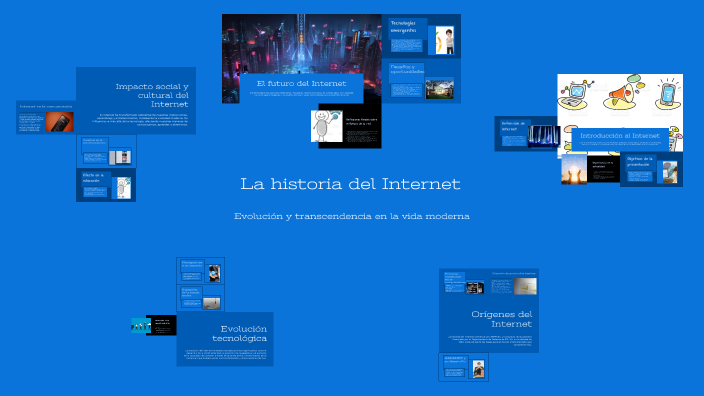 La historia del Internet by cuenta para tareas tareas. on Prezi