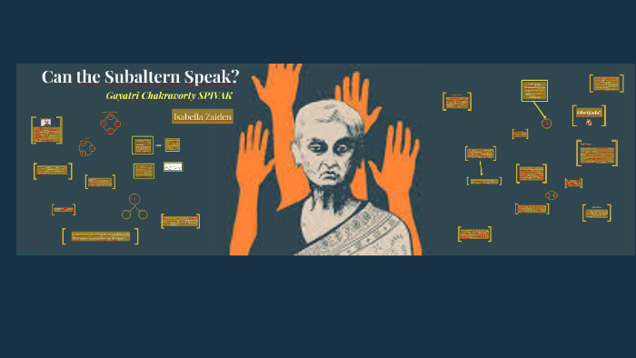 Can the Subaltern Speak? by Isabella Fagundes on Prezi