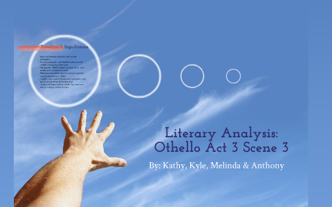 othello act 3 scene 3 analysis line by line
