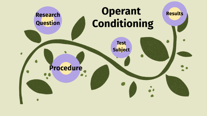 operant conditioning experiment prezi