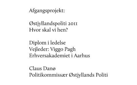 Danø Diplom ledelse by Claus Danø Next