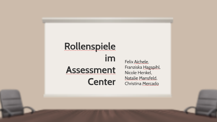 Rollenspiele Im Assessment Center By Felix Aichele