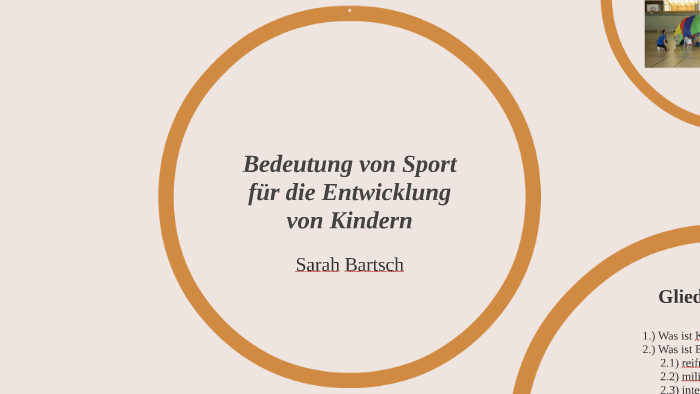 Bedeutung Von Sport Für Die Entwicklung Von Kindern By Sarah Bartsch On ...