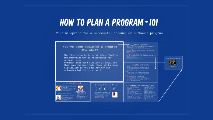 How To Plan A Program -101 by on Prezi