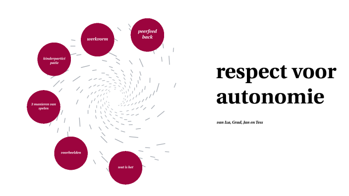 respect voor autonomie by Grad Thijssen on Prezi
