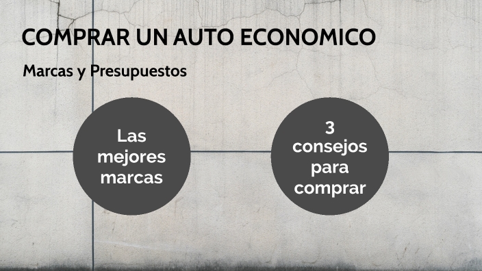COMPRAR UN AUTO ECONOMICO by Gabriela Calderón on Prezi