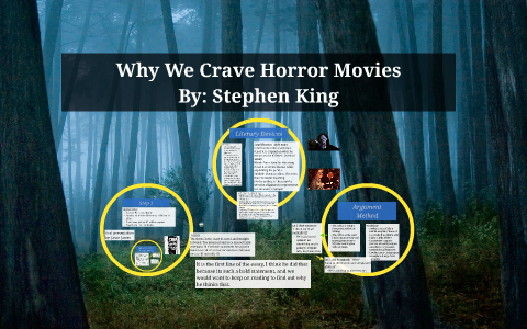 stephen king essay why we crave horror