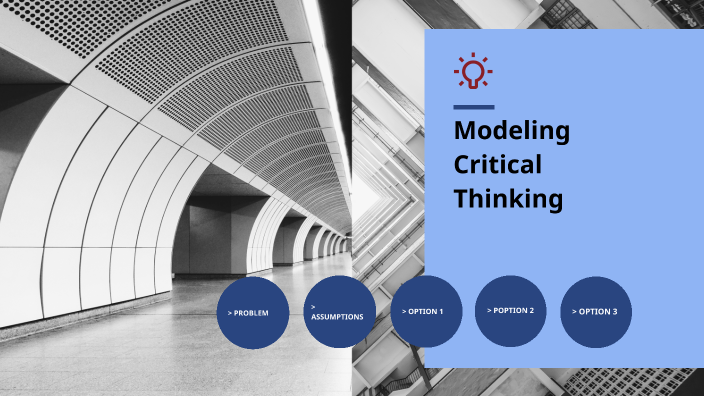 modeling critical thinking