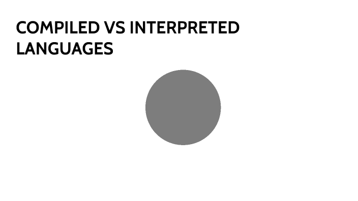 Compiled vs Interpreted Languages by Miklós Csuvár on Prezi