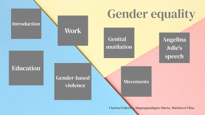 GENDER EQUALITY 2 by federica ciarma on Prezi