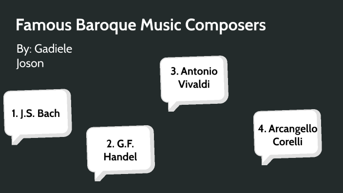 Famous Baroque Music Composers By Gadiele Joson On Prezi