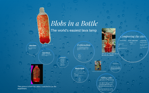 blobs in a bottle science project