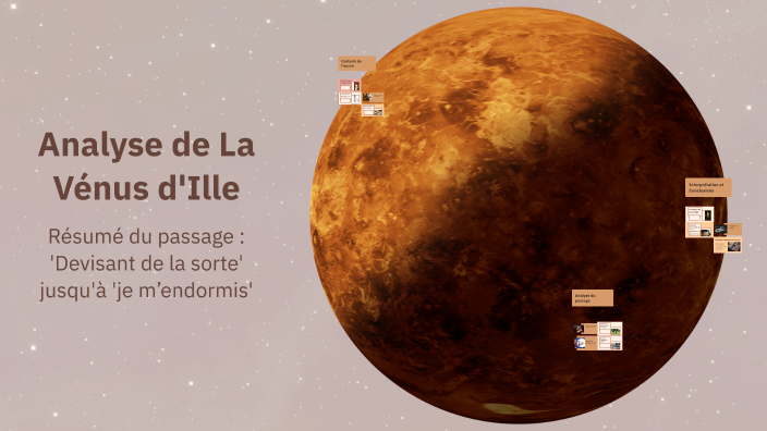 Analyse de La Vénus d'Ille by rayane babour on Prezi