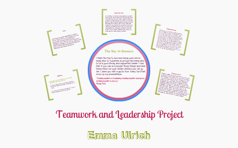 Teamwork and Leadership Project by Emma Ulrich on Prezi