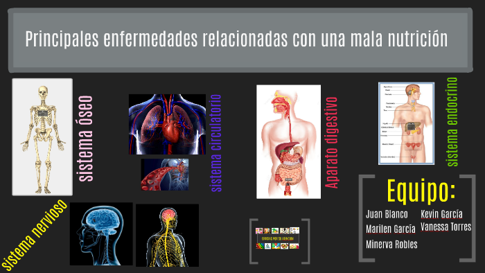 Principales enfermedades relacionadas con una mala nutrición by Isabel