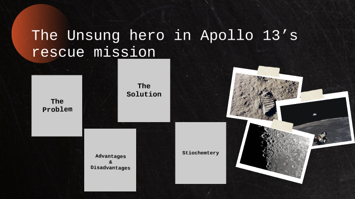 Breath Of Life: The Unsung hero in Apollo 13’s rescue mission by Rose ...