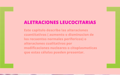 ESTUDIO DE LAS ALTERACIONES LEUCOCITARIAS Y DEL SÍNDROME ADENOSPLÉNICO ...