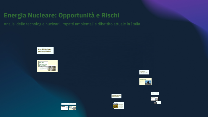 Energia Nucleare: Opportunità e Rischi by Daniil kurilik on Prezi