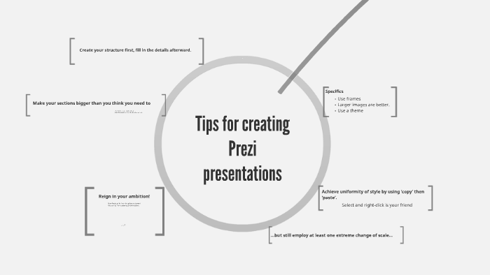 Tips for creating prezi presentations by Ryan Burke on Prezi