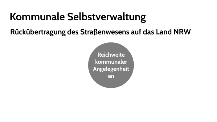 Kommunale Selbstverwaltung By Henrik Uphues On Prezi