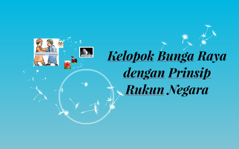 Kelopok Bunga Raya Dengan Prinsip Rukun Negara By Prasath Raj