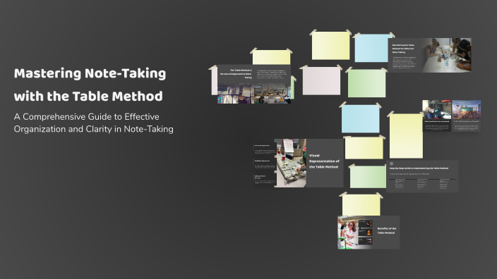 Table Top Method Mastering Note-Taking with the Table Method by Kimhak Meng on Prezi