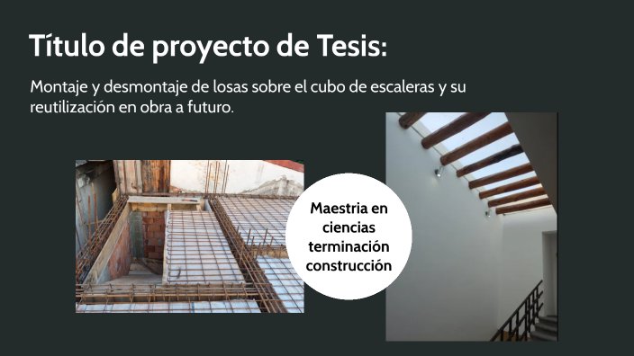 Título de proyecto de Tesis: by Victor Queb Paz on Prezi