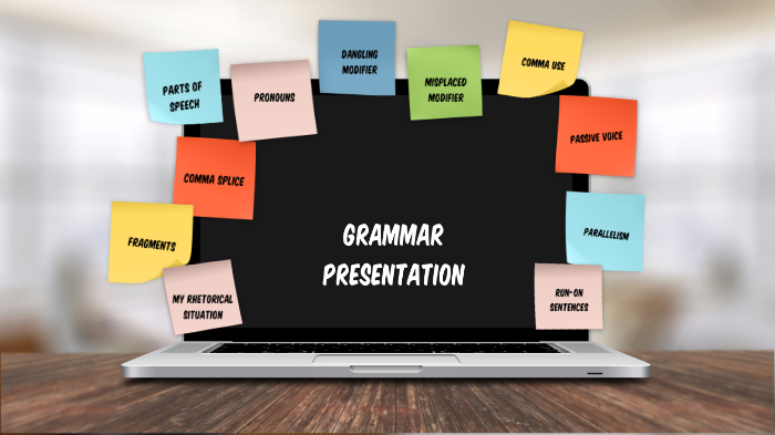 define presentation in grammar