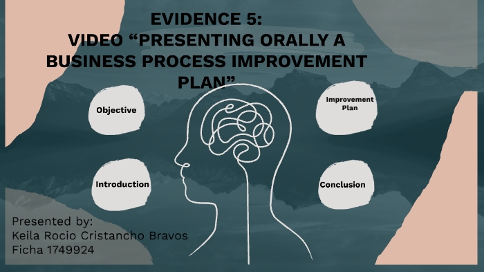 video presenting orally a business process improvement plan