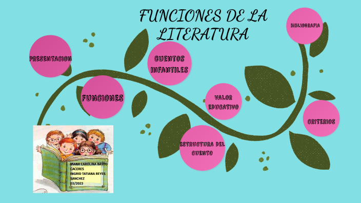 FUNCIONES DE LA LITERATURA by diana caceres on Prezi