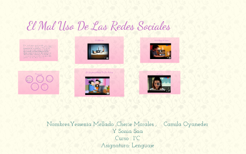 El Mal Uso De Las Redes Sociales by on Prezi
