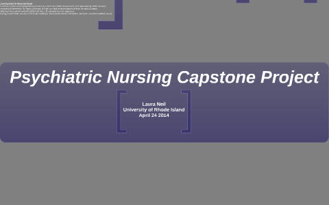 psychiatric nurse practitioner capstone project ideas