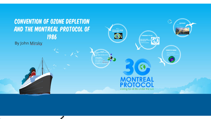 Convention of Ozone depletion and the Montreal Protocol of 1 by John ...