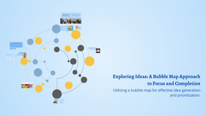 Exploring Ideas: A Bubble Map Approach to Focus and Completion by Erick ...