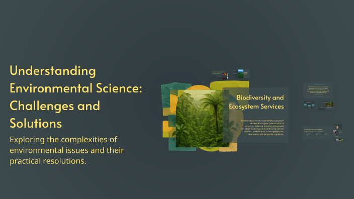 Understanding Environmental Science: Challenges and Solutions by sobir ...
