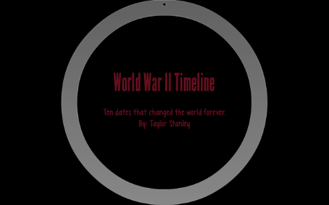 World War II Timeline by Taylor Stanley on Prezi