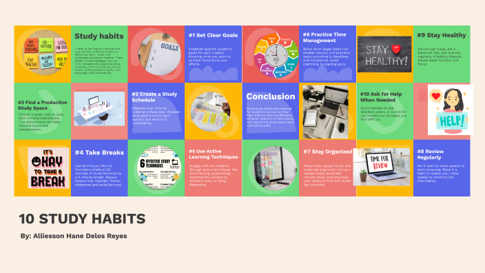 10 STUDY HABITS by Alliesson on Prezi