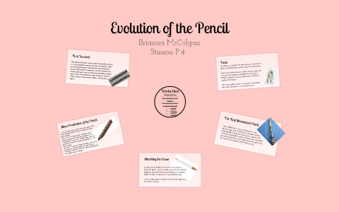 evolution of the pencil