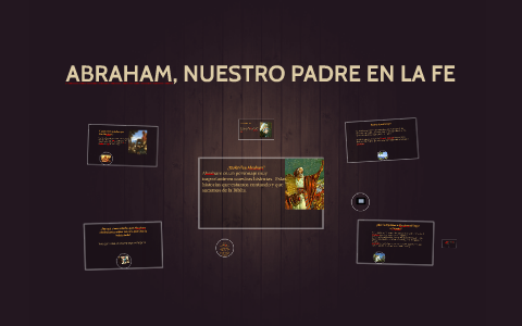 ABRAHAM, NUESTRO PADRE EN LA FE by Jose Lara Muñoz on Prezi Next