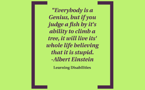 Everyone's a Genius…A Must Read for Understanding Learning
