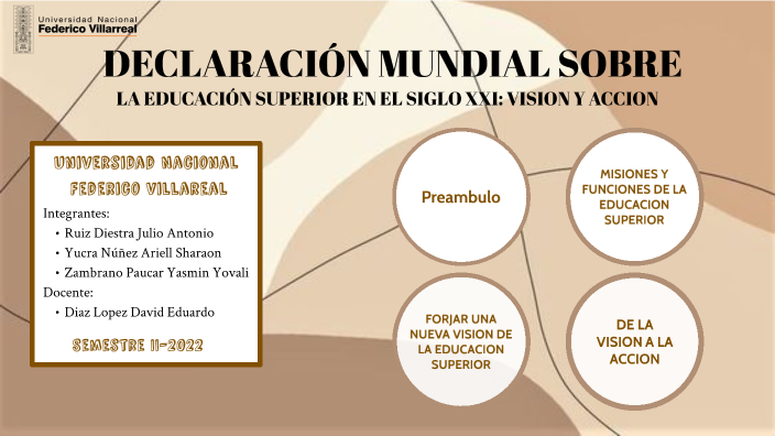 Declaracion mundial sobre la educacion superior en el siglo xxi by