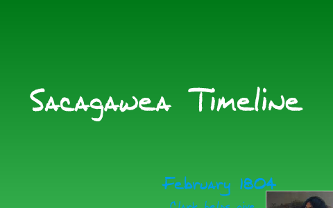 Sacagawea timeline of her life